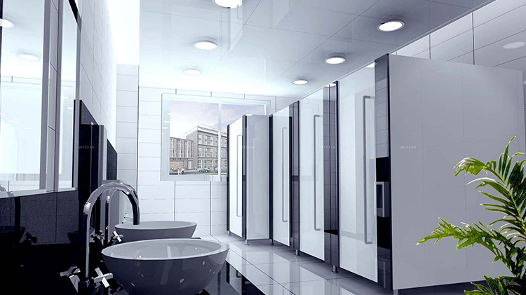 公共衛生間隔斷的細節處理